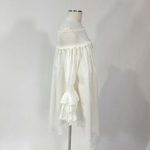 Satguru Off-the-Shoulder Long Top w Ruffle Sleeves