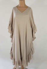 Cotton Gaize Kaftan w Ruffles