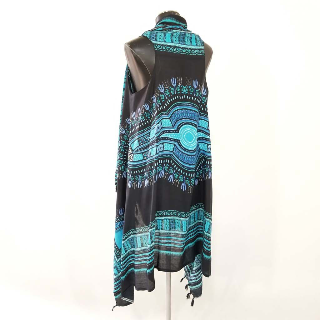 Indian Tropical Dashiki Swing Vest