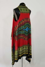 Indian Tropical Dashiki Swing Vest