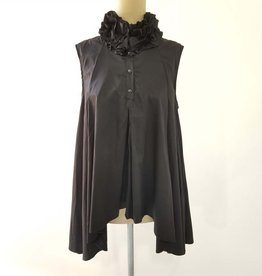 Style Flowing Tank w/ Ruffle Collar