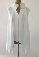 Style Flowing Tank w/ Ruffle Collar