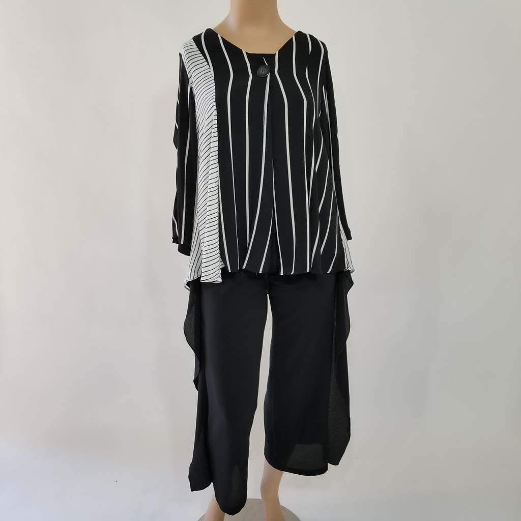 3K 3PC Striped Pant Set