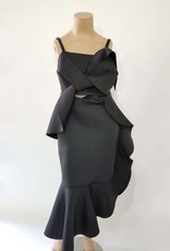 Fashion Terminal Scooba Frill Front Dress Long