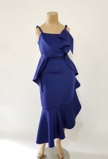 Fashion Terminal Scooba Frill Front Dress Long