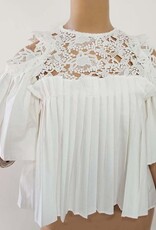 Fashion Terminal Top w Lace Cold Shoulder