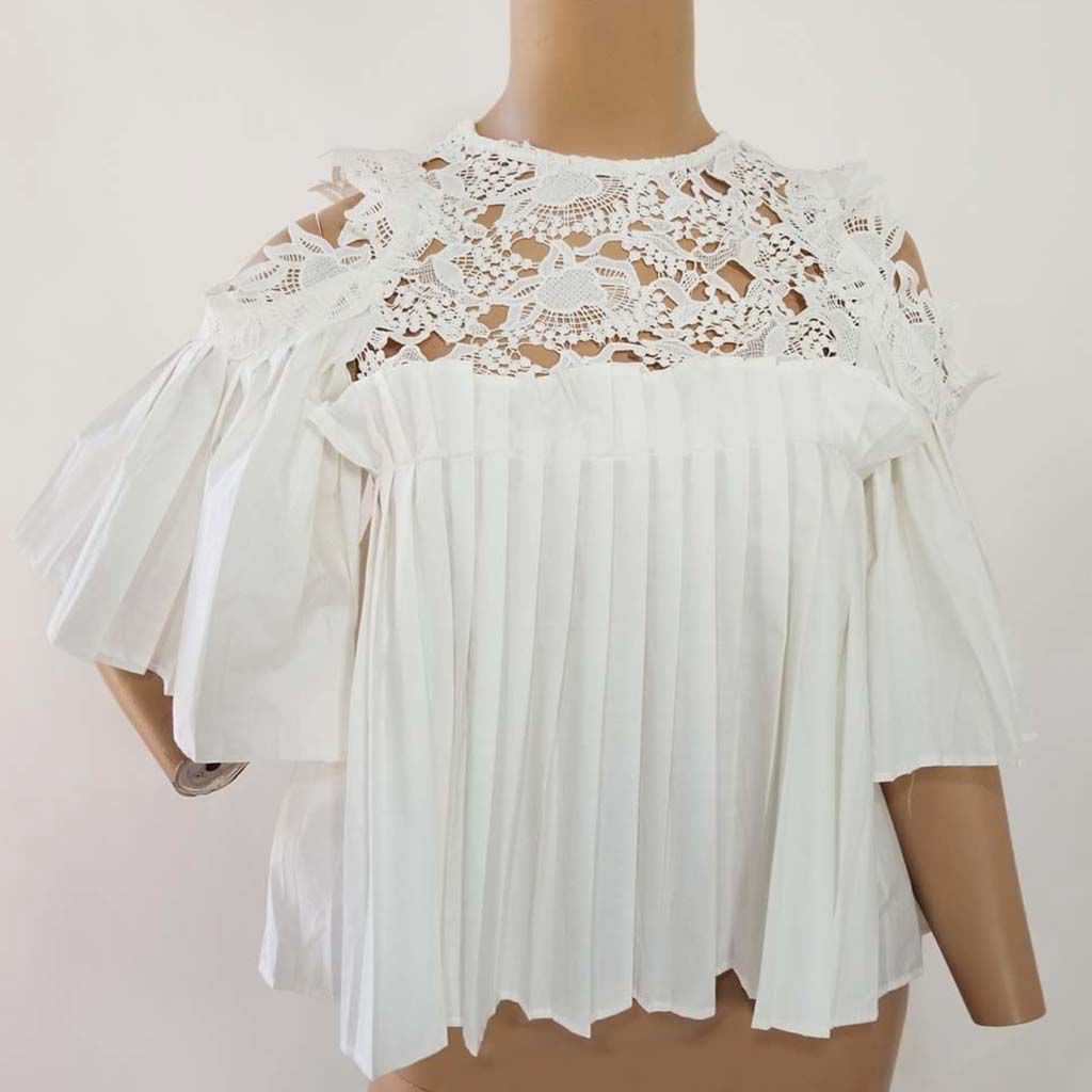 Fashion Terminal Top w Lace Cold Shoulder