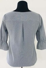 Striped Top w Fuffled