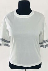 Top W Big Sleeve and Striped Desing