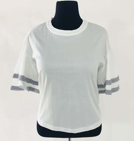 Top W Big Sleeve and Striped Desing