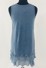 Natural Dye Lace Tank Top