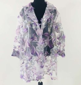 Sterling Styles Lilac Flower Jacket