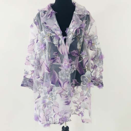 Sterling Styles Lilac Flower Jacket
