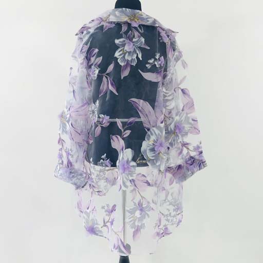 Sterling Styles Lilac Flower Jacket