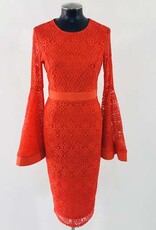 WHY Long Sleeve Lace Dress