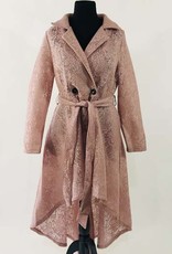 Lace Dress w Puffy Long Sleeve