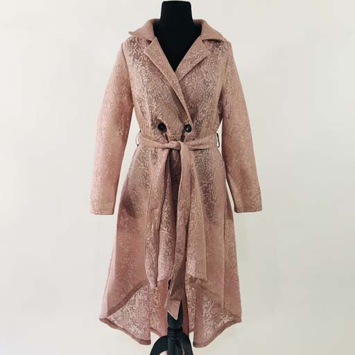 Lace Dress w Puffy Long Sleeve