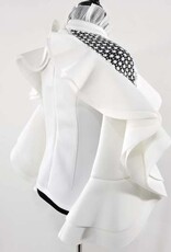 WHY Scuba Top w Lace and Ruffled Design