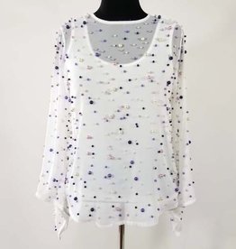 Long Sleeve Top w Beads