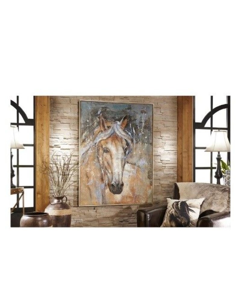 Oil Paint Canvas Wall Decor Horse
