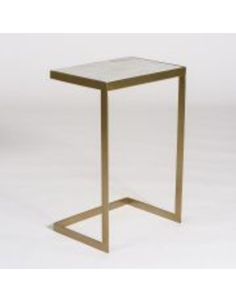 Laguna Accent Table In Siena Marble And Antique Br Laguna Accent Table In Siena Marble And Antique Br