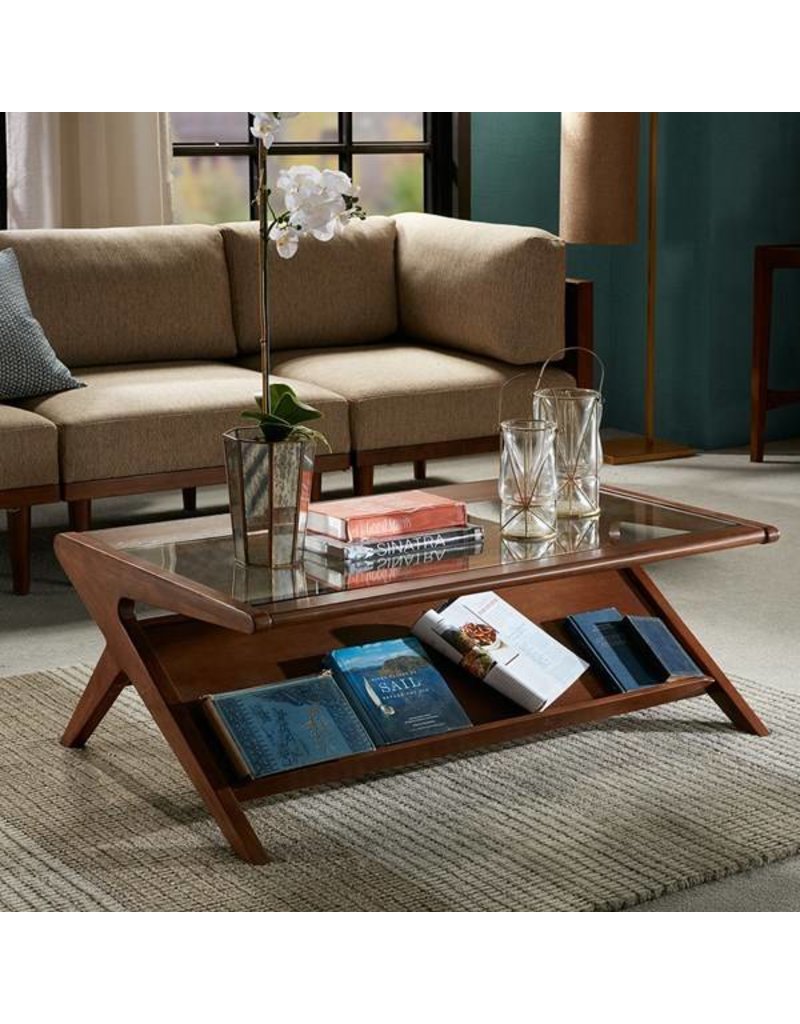 Rocket Coffee Table With Tempered Gl Beckman S Rocket Coffee Table With Tempered Gl