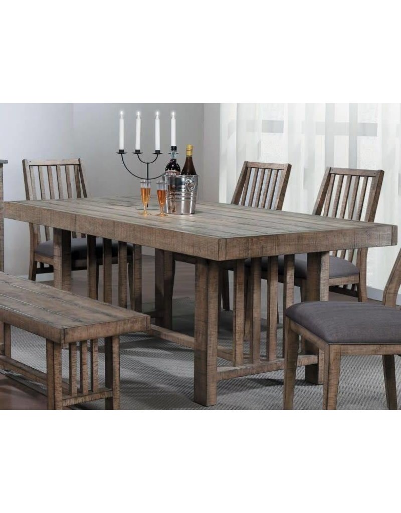 Homelegance Co Burnished Brown Dining Table Homelegance Co Burnished Brown Dining Table