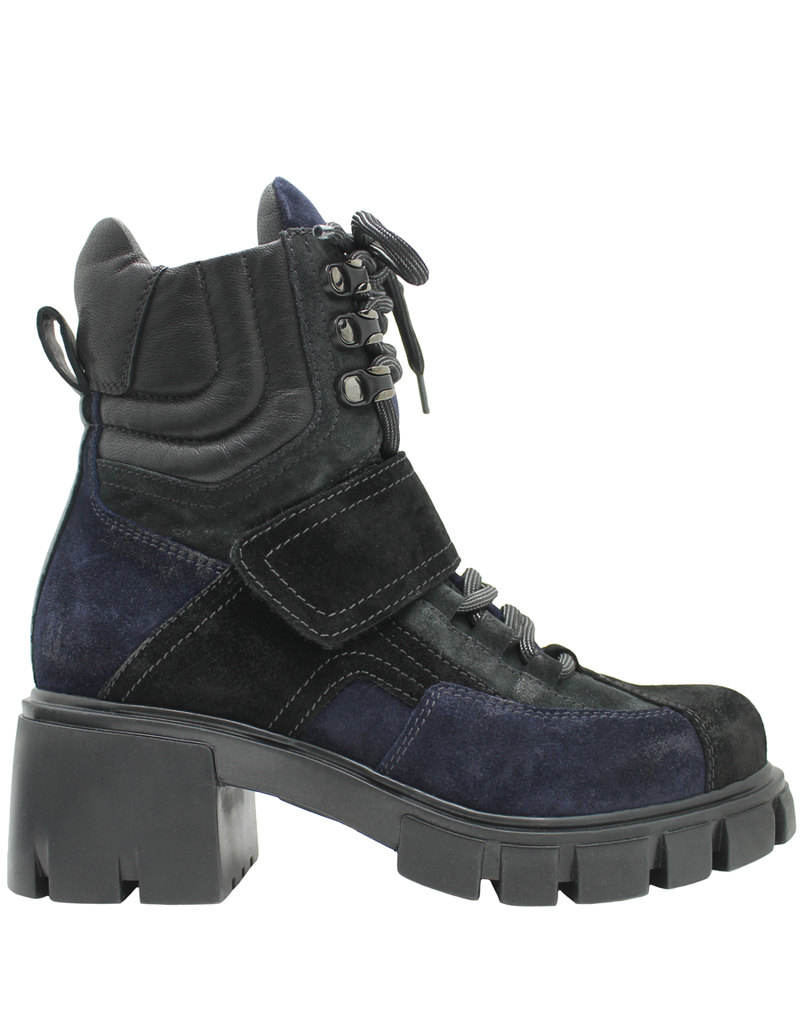blue suede hiking boots