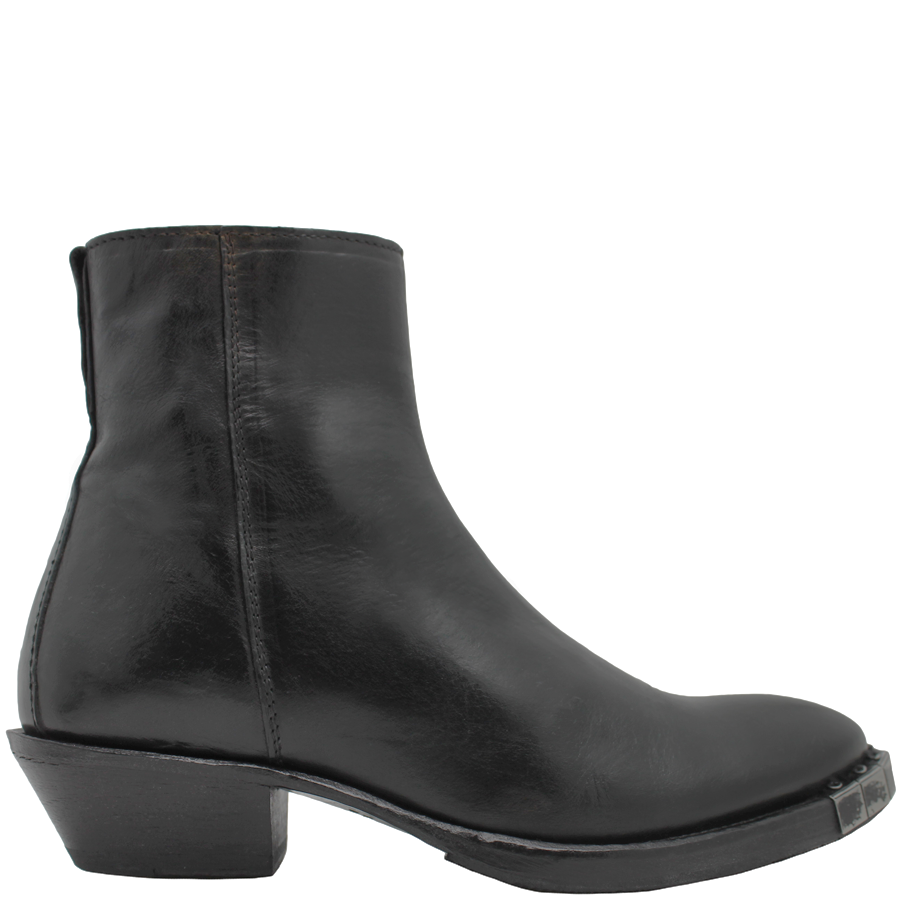 black point ankle boot