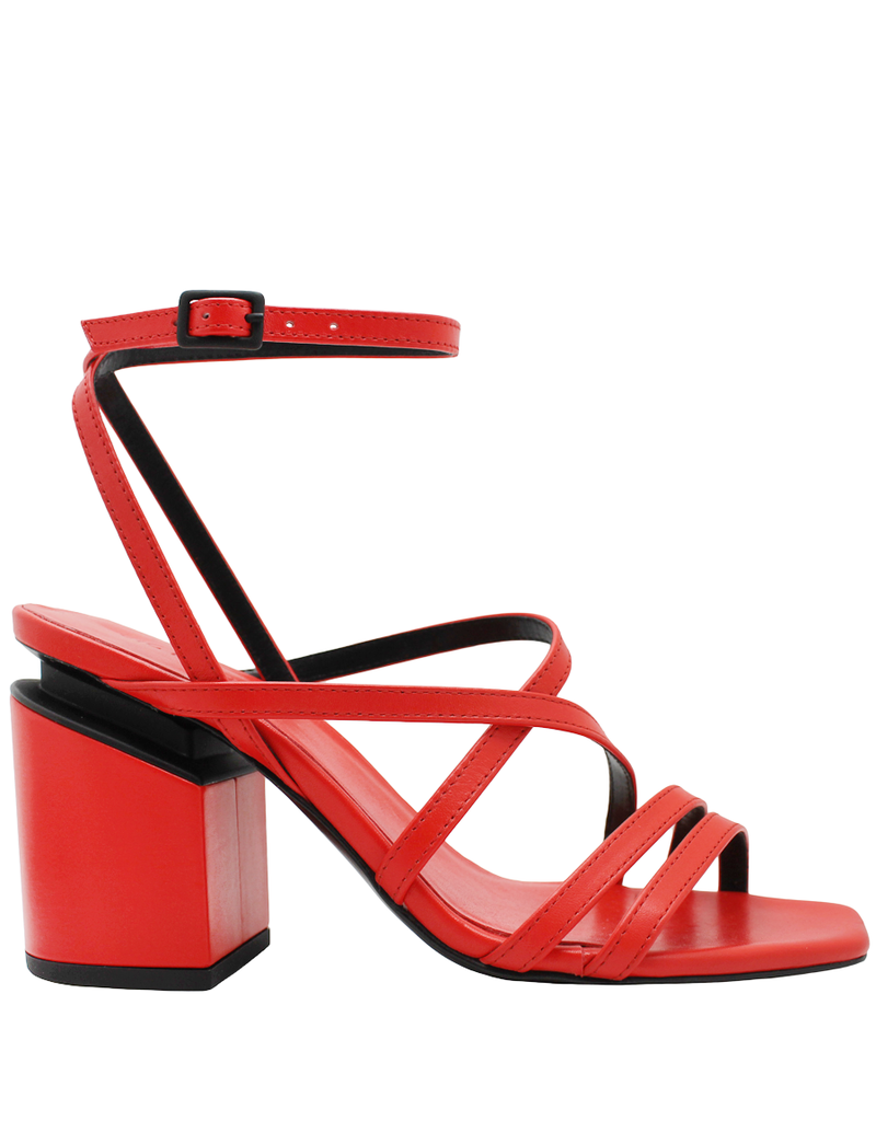 medium heel strappy sandals
