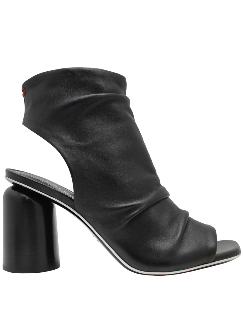 black high heel gladiator sandals