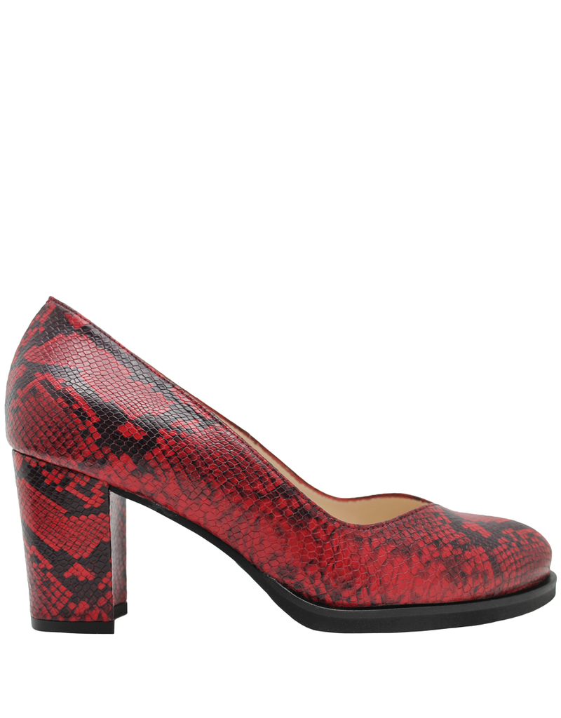 red snake shoes
