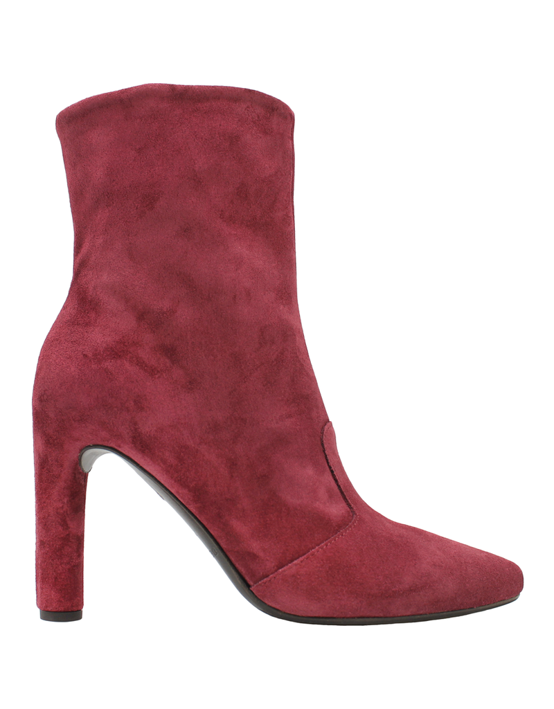 raspberry suede shoes