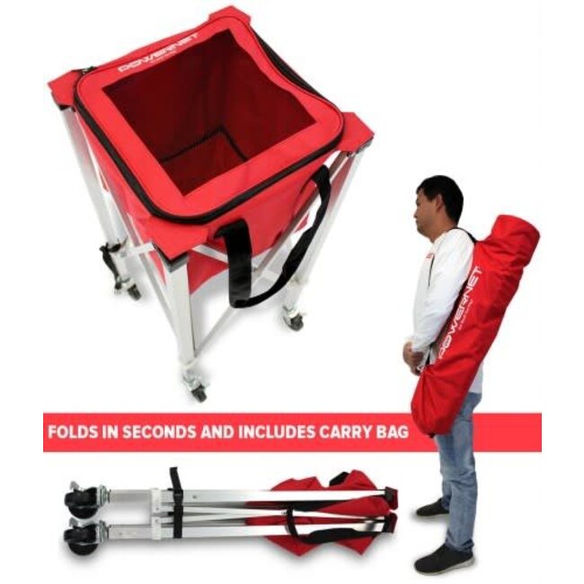 Powernet Wheeled Ball Caddy Cart