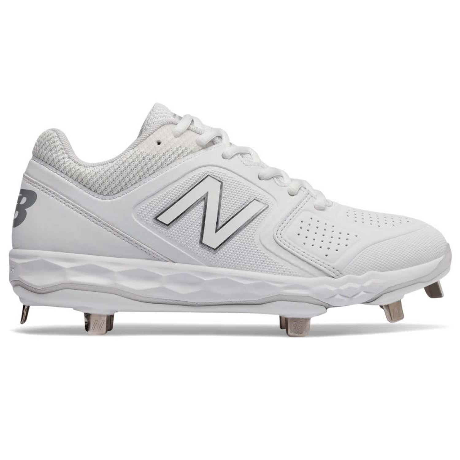 new balance cleats all white