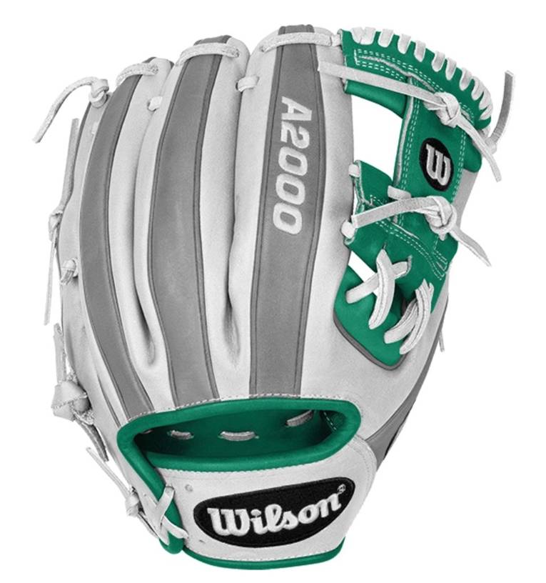 WHITE AND TEAL A2000 1786 GLOVE - FEBRUARY 2018