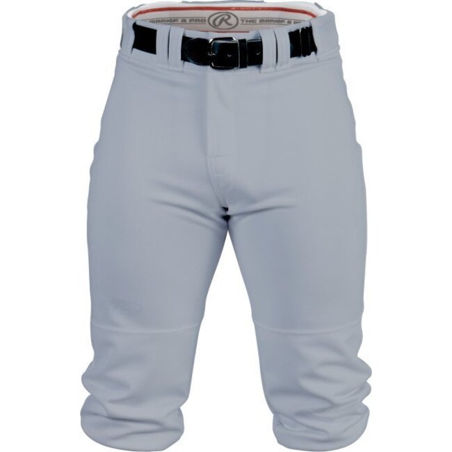 Easton Rival+ Youth Piped Knicker Pant, Grey/Black