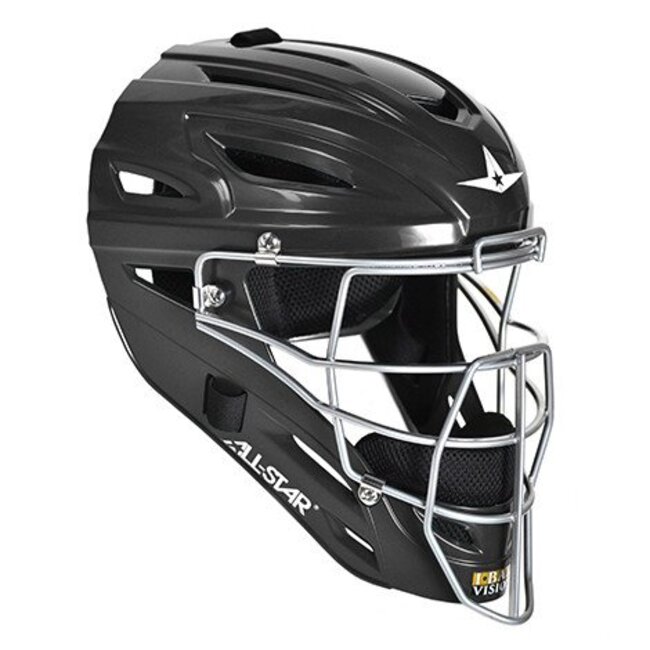 All-Star System Seven Adult Solid Gloss Catching Helmet - MVP2500-1