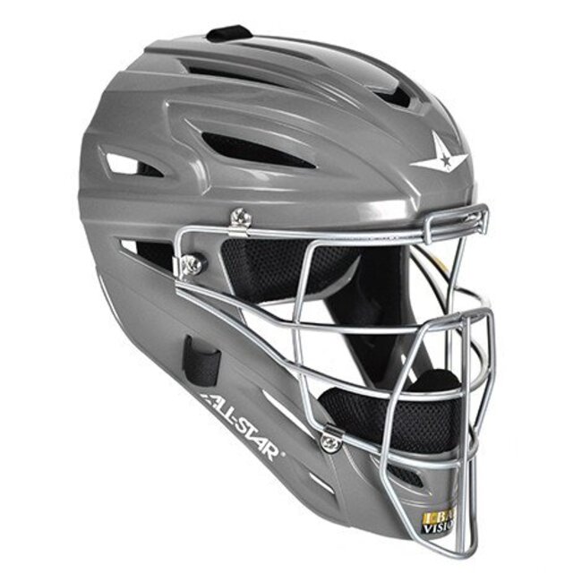 All-Star System Seven Adult Solid Gloss Catching Helmet - MVP2500-1