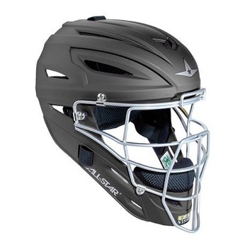 All-Star MVP2510 System 7 Catcher's Helmet, Youth (Silver)