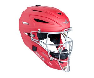 All-Star MVP2510 System 7 Catcher's Helmet, Youth (Silver)