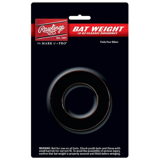 Rawlings 16 oz. Classic Doughnut-Style Bat Weight BW16