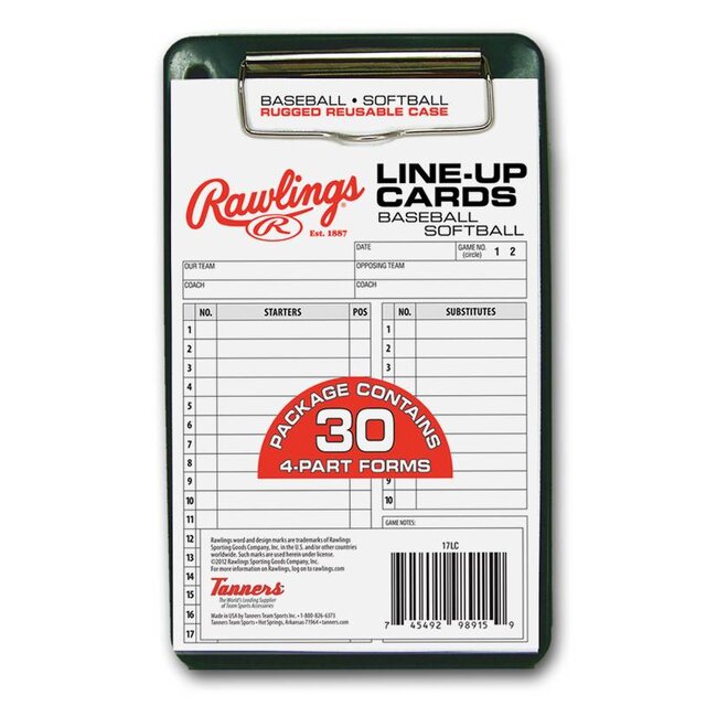 Rawlings System-17 Line-Up Case (30 cards)- 17LCR