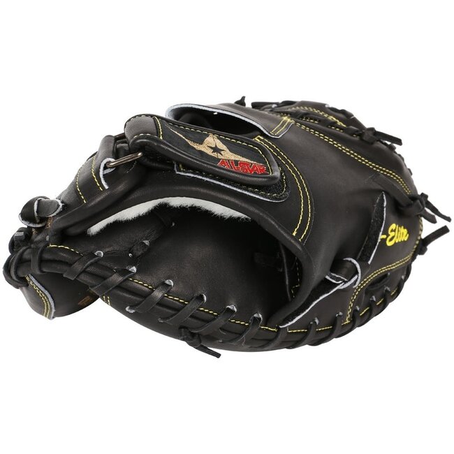 All-Star Pro Elite 33.5" Catcher's Mitt, Black -CM3000SBK