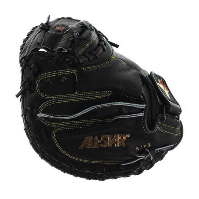 All-Star Pro Elite 33.5" Catcher's Mitt, Black -CM3000SBK