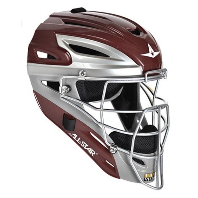 All-Star System Seven Adult Two Tone Catching Helmet - MVP2500TT