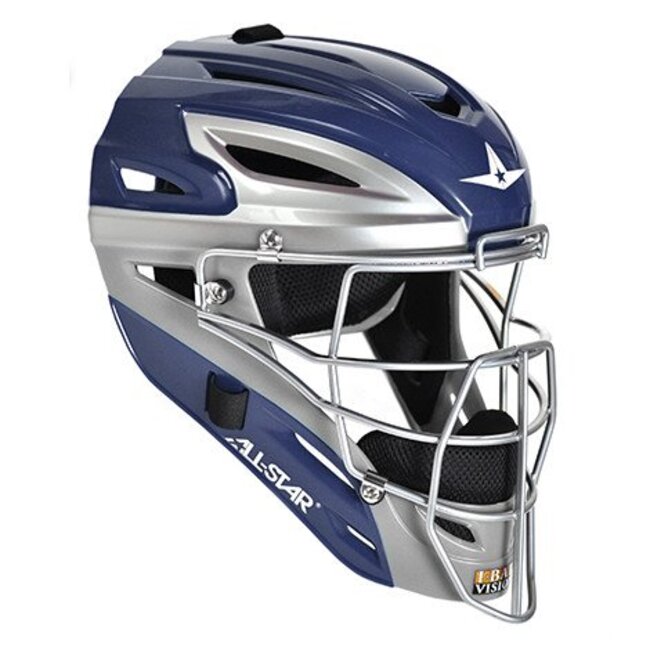 All-Star System Seven Adult Two Tone Catching Helmet - MVP2500TT