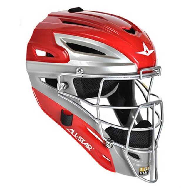 All-Star System Seven Adult Two Tone Catching Helmet - MVP2500TT