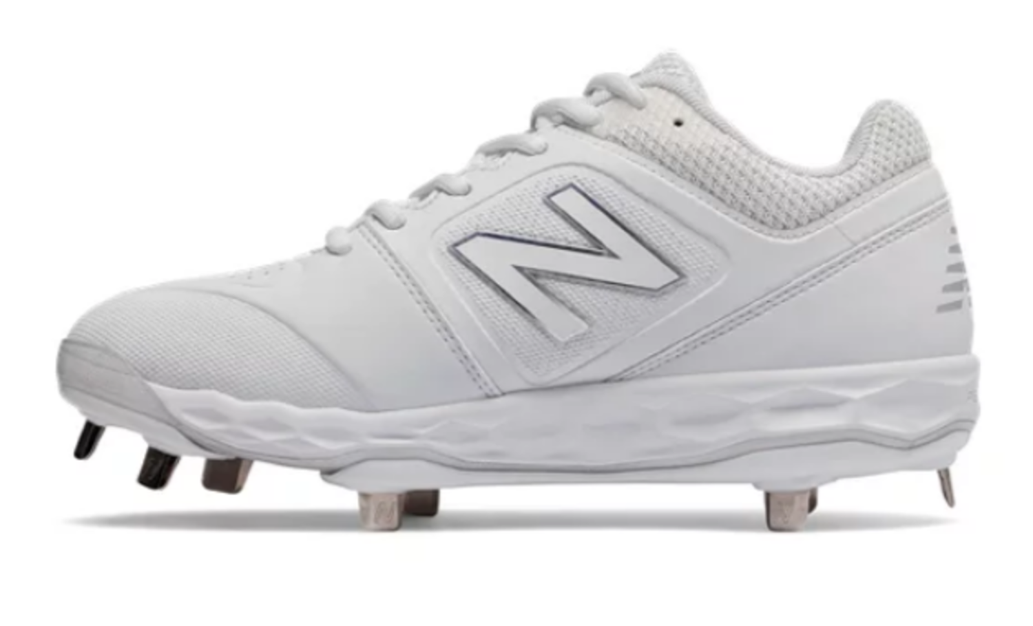 white new balance spikes