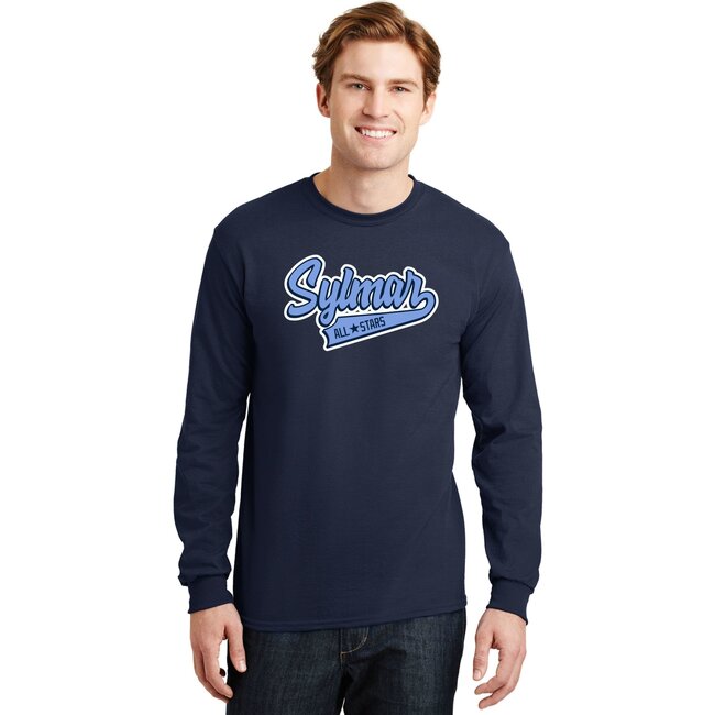 Sylmar All Stars Gilden Long Sleeve 50/50 Shirt - 8400